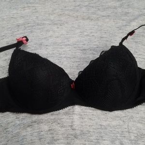Black Lace push up bra